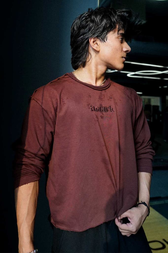 Shell Raw Sweatshirt Brown — photo 2