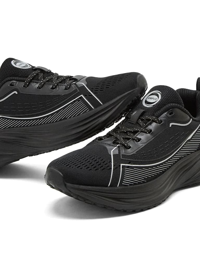 SPINE Black Men's Running Shoes — photo 7