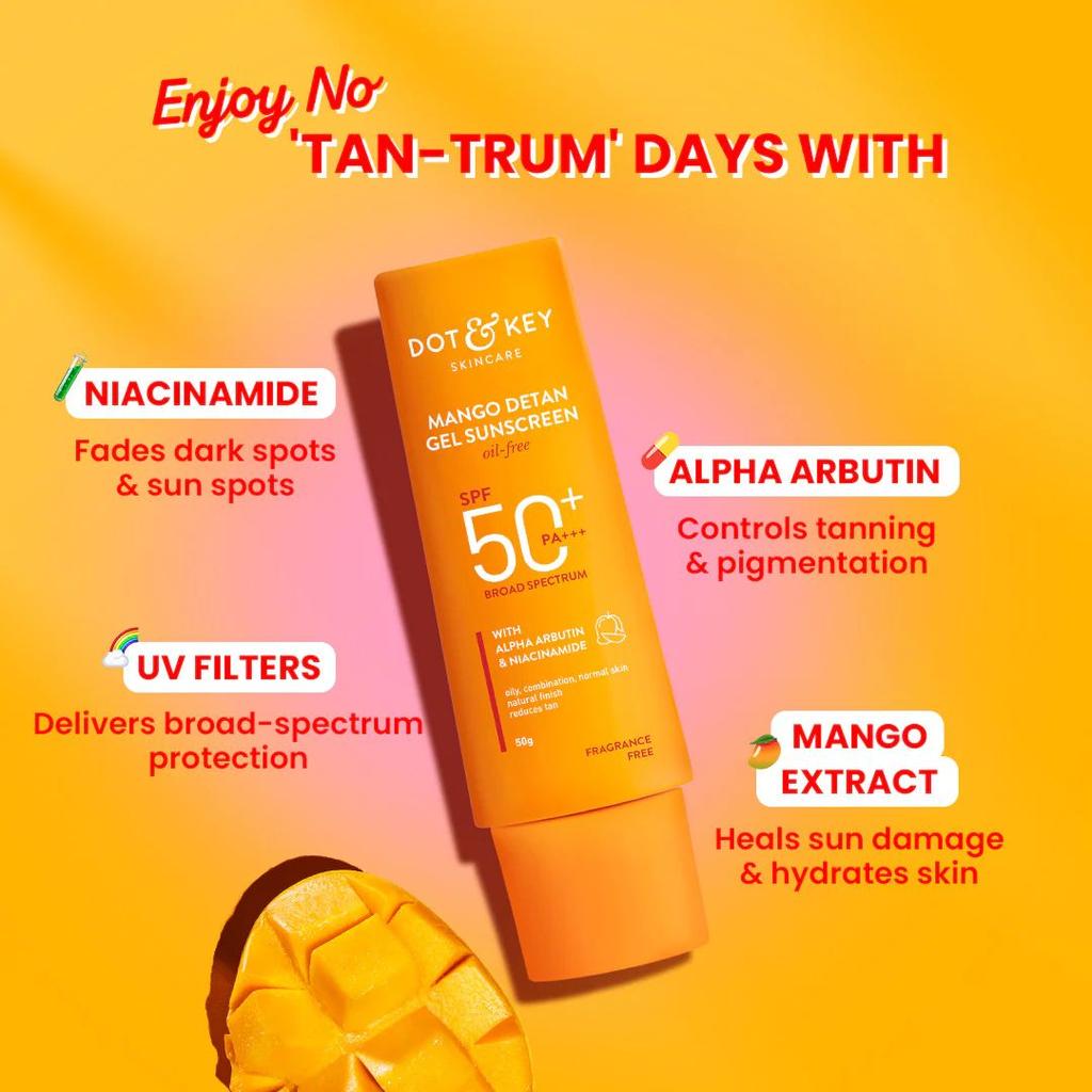 Mango Detan Sunscreen, In-Vivo Tested SPF 50+ PA++++ — photo 7
