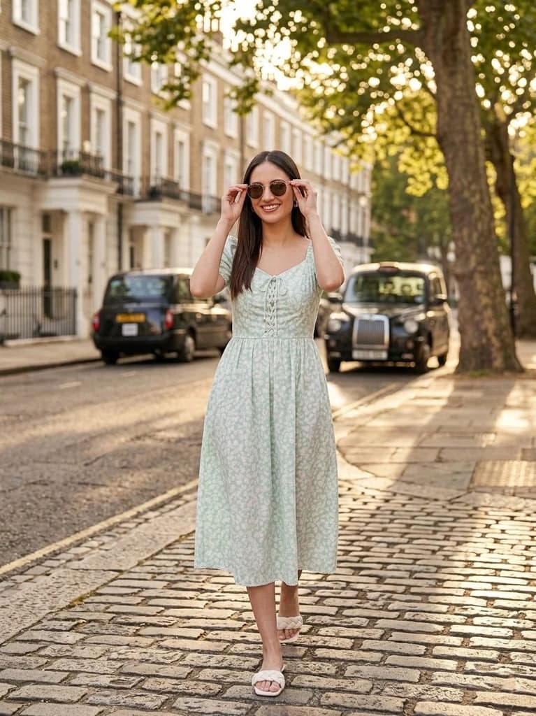 Miraya Floral Dress — photo 3