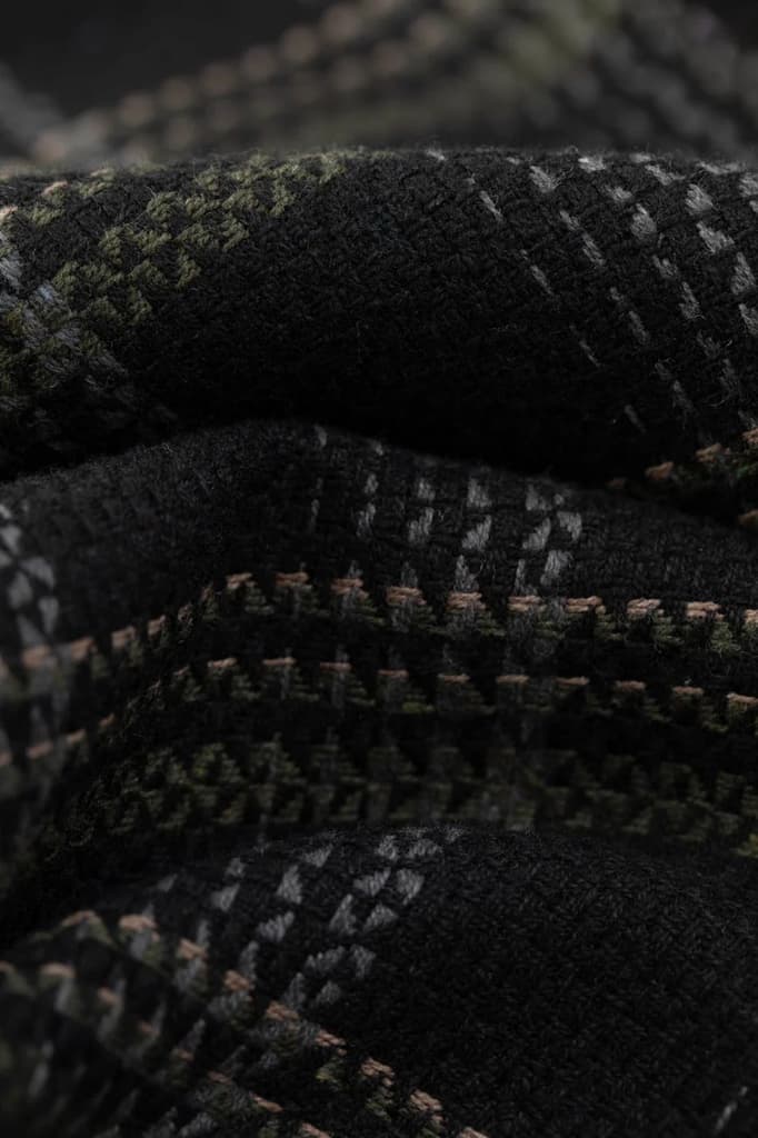Plaid Long Sleeve Shirt // Black — photo 7