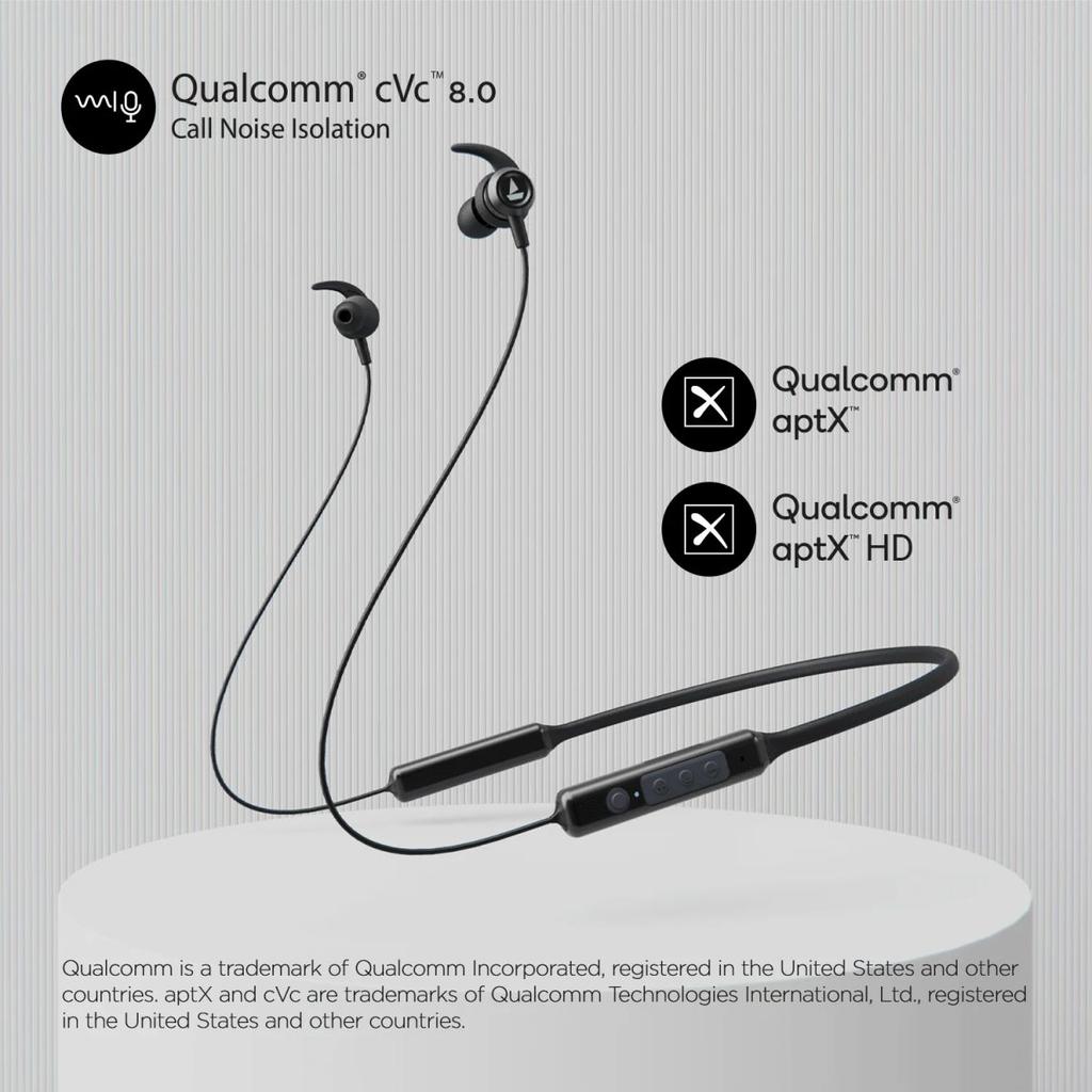 boAt Rockerz 355 | Wireless Neckband with Qualcomm' aptX™ HD Audio & 20H Playback