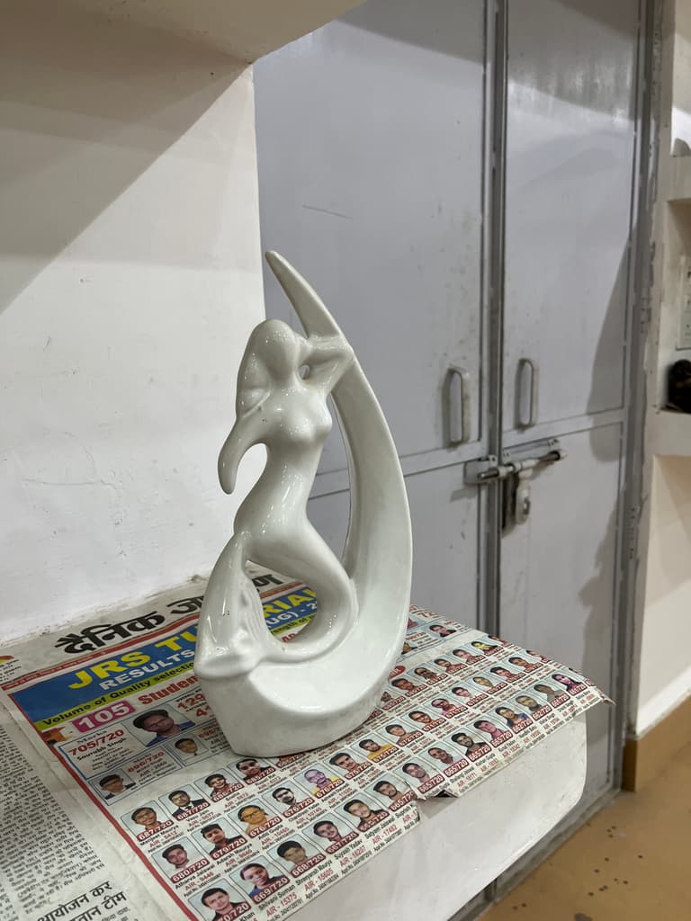 White Sculpture | Art | Porcelain | White
