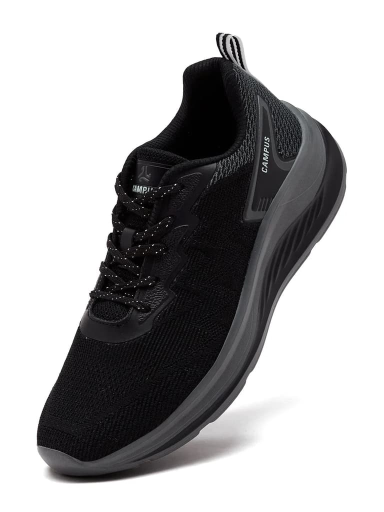 FYBER Black Men's Running Shoes — photo 3