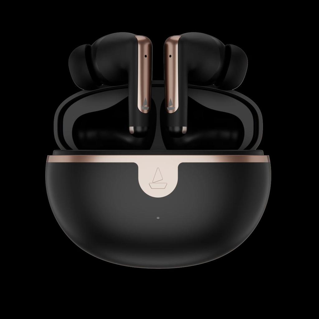boAt Airdopes 161 ANC Elite | Wireless Earbuds with ANC up to 32dB, ENx™ Technology, BEAST™ Mode — Black