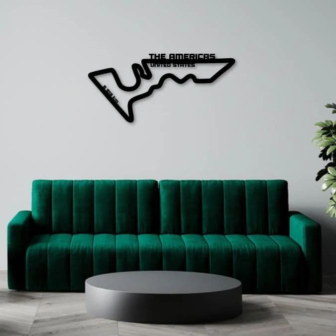 CIRCUIT OF THE AMERICAS 2 METAL WALL ART