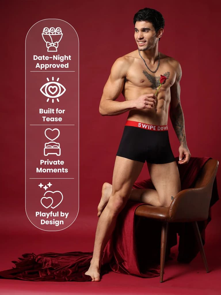 Statement Men's Trunk "Swipe Down" — photo 3