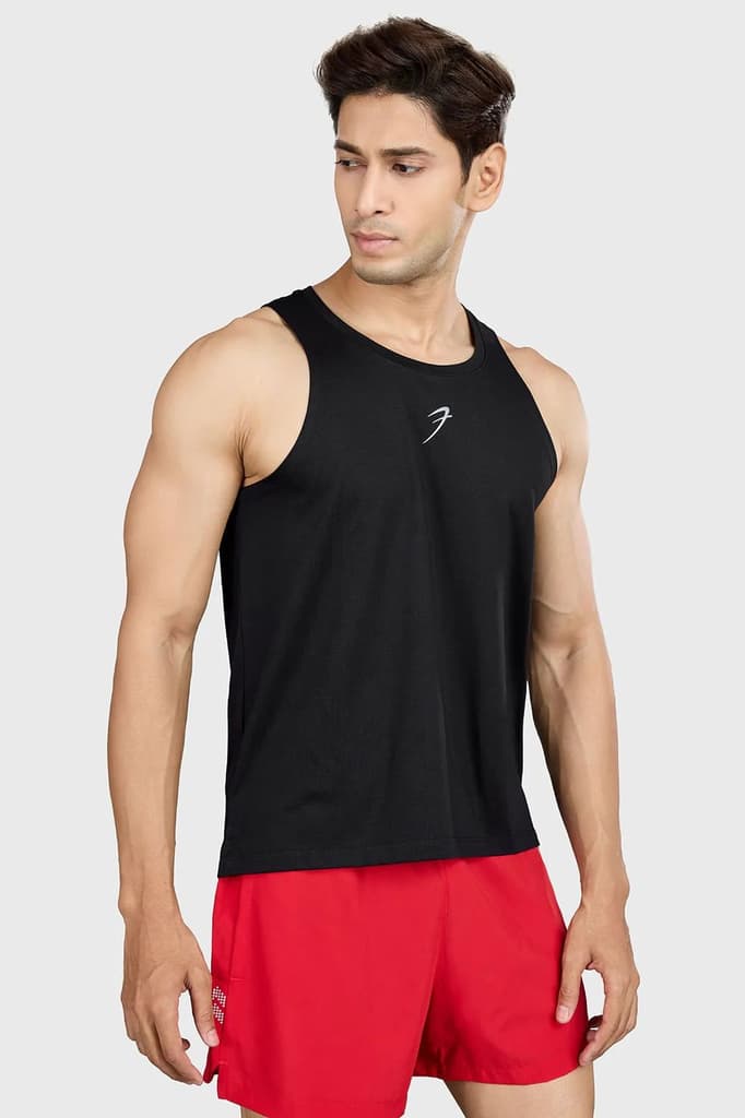 Pulse Running Tank Black — S