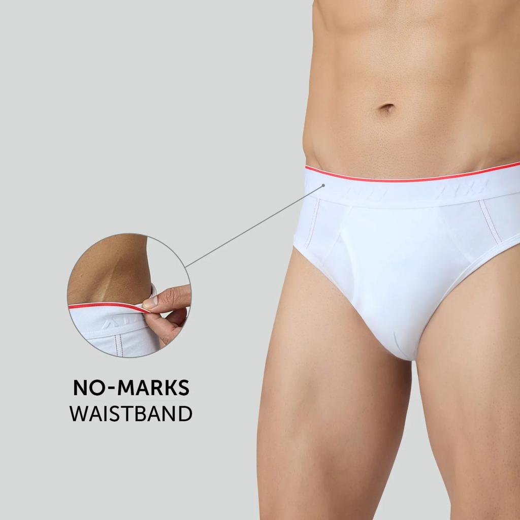 Crux Cotton Stretch Briefs Polar White — photo 5