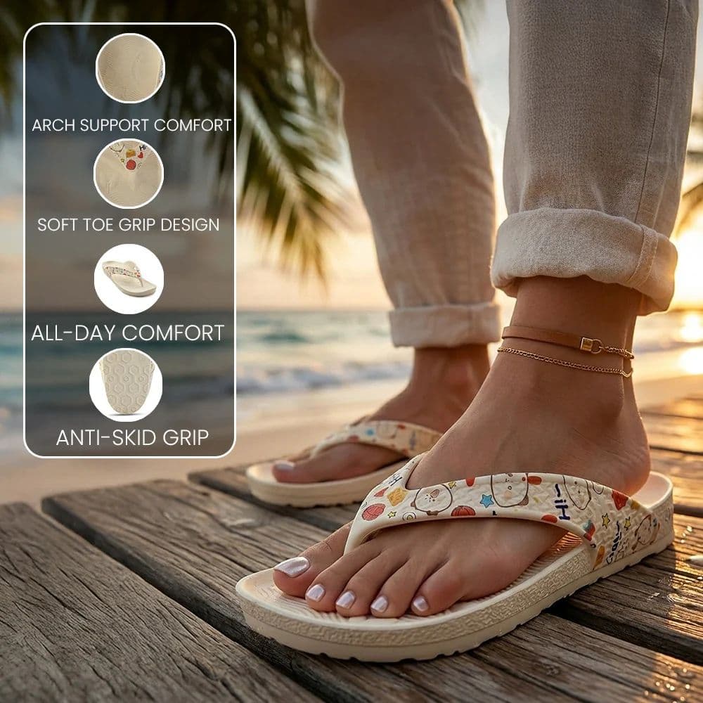 A-HA Beige Casual Slipper For Women HAPPI-LE By Liberty — photo 3