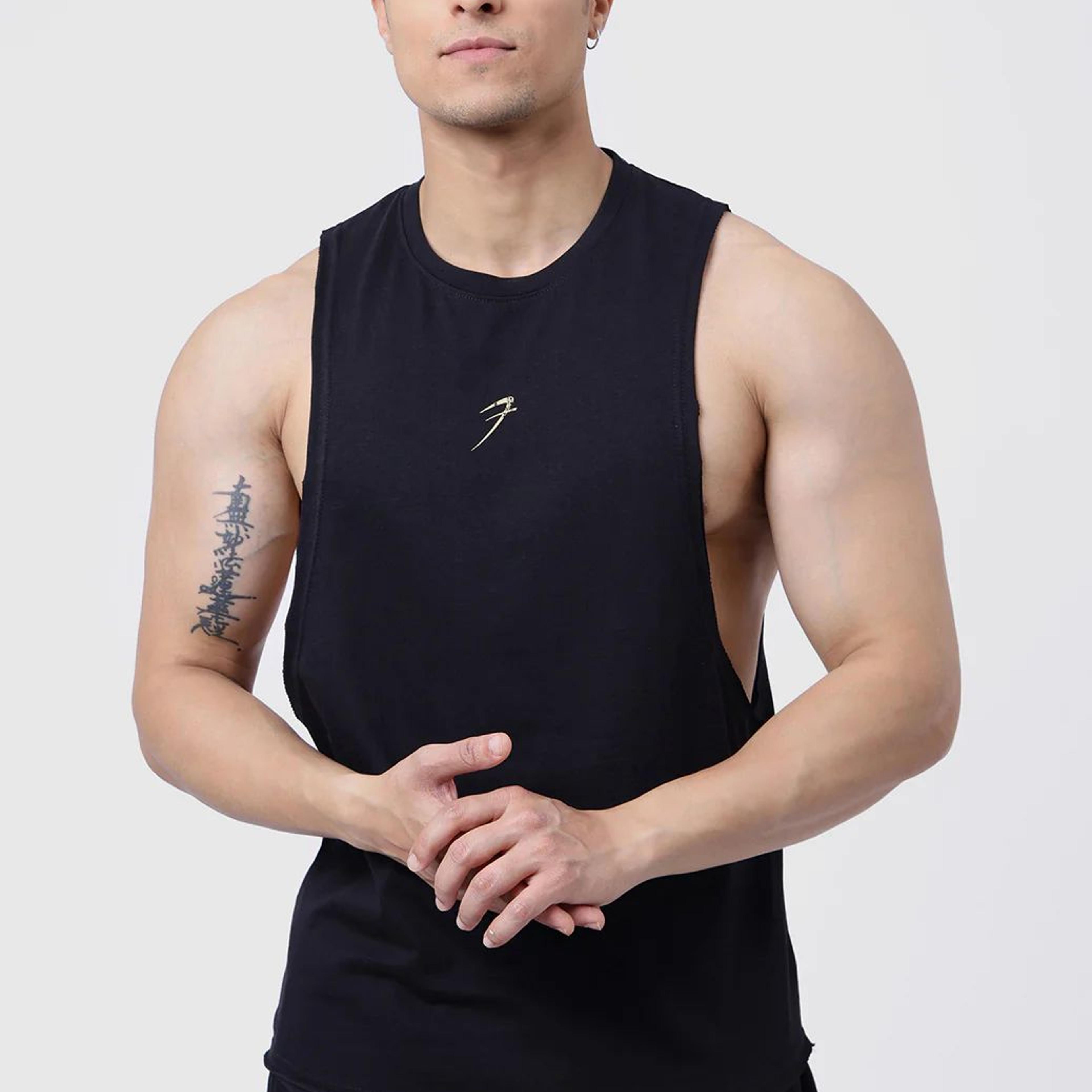Drift Deep Arm Tank Black