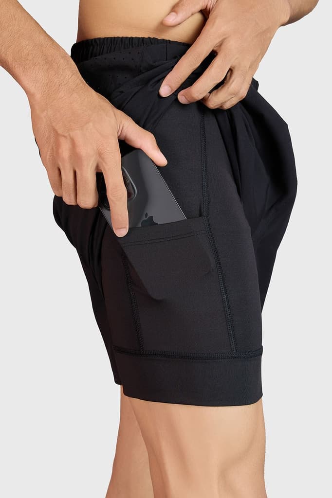 Hyper 5" Running Shorts Black — photo 3