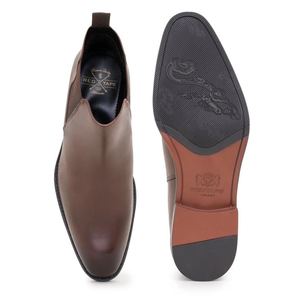 Chelsea Boots for Men in Teak | Leather Chelsea Boots — photo 5