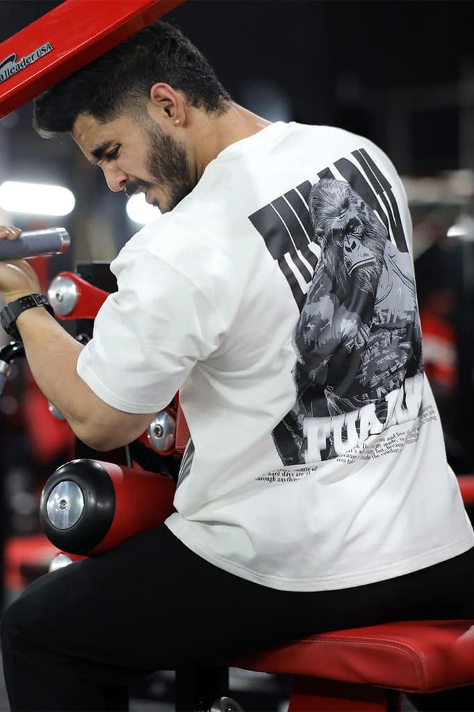Gorilla Oversized T-shirt White — photo 4