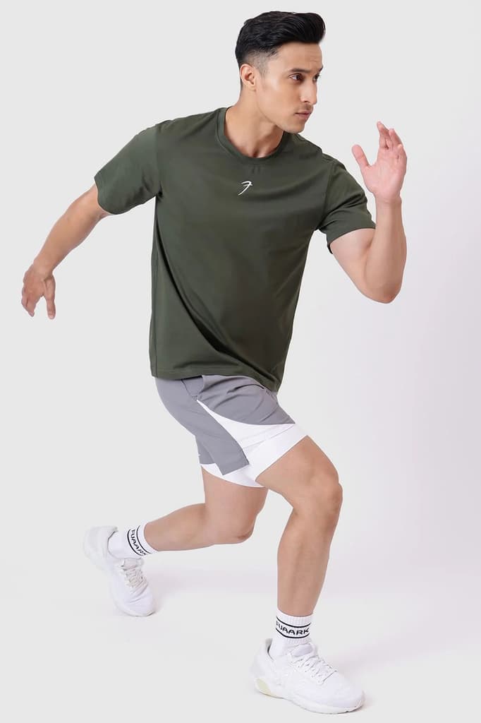 Pulse Running T-shirt Olive — photo 2