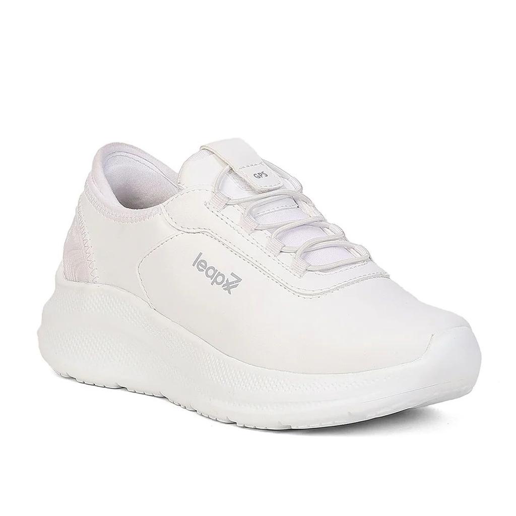 Leap7X EAZYSCHL1G ProTrackTer GPS White Uniform School shoes for Kids By Liberty