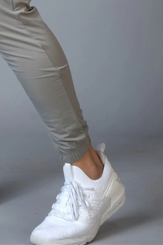 Identity Nylon Joggers Light Grey — photo 5