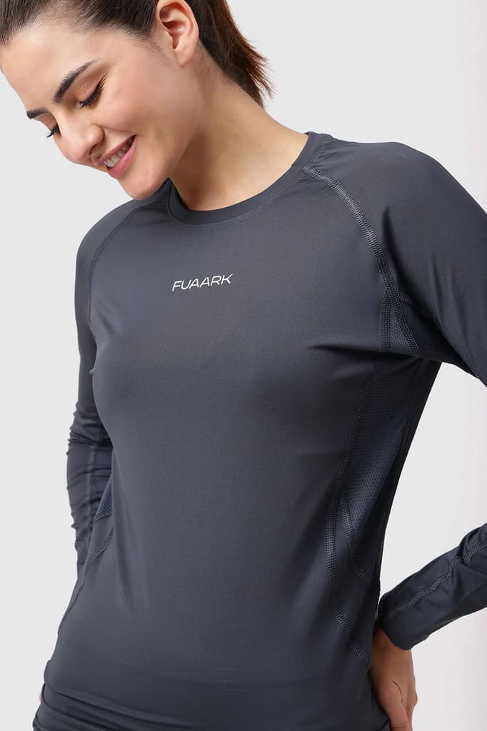 Compression 2.0 Full Sleeves T-shirt Grey — photo 3