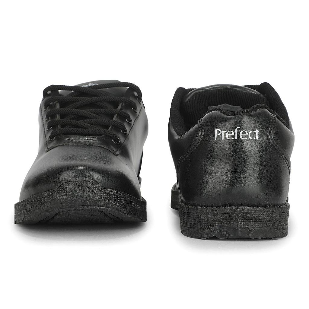 Prefect SMILEWALKE Black Lacing School Shoes For Kids By Liberty — photo 7