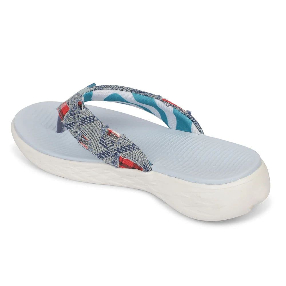 A-HA IMPACT-L37 EVA Royal Blue Casual Slippers for women By Liberty — photo 3