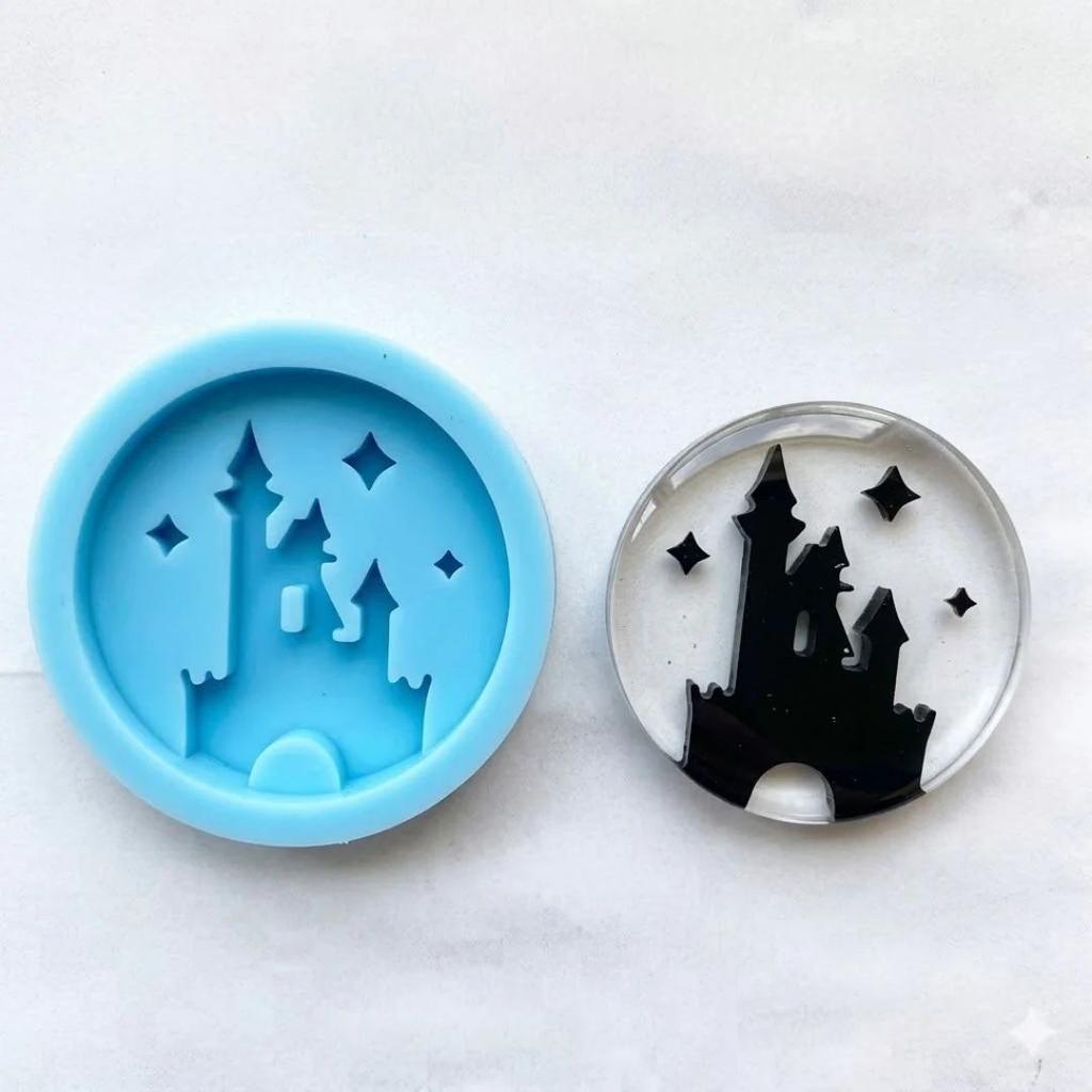 Wizard Castle & HP Letter Silicone Mold – Set of 2 Resin Art Craft Mold — photo 4