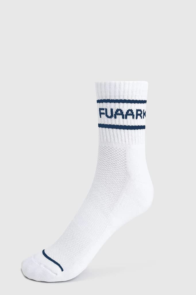 Legacy Quarter Socks White/Teal — Default Title