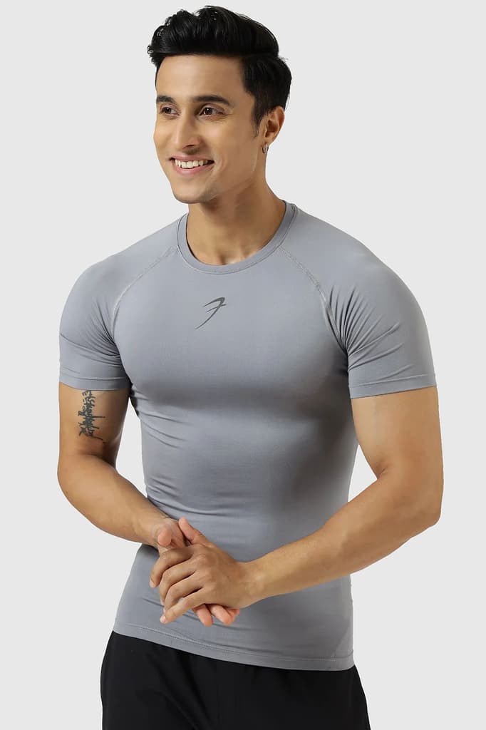 Compression T-shirt Sea Grey — S