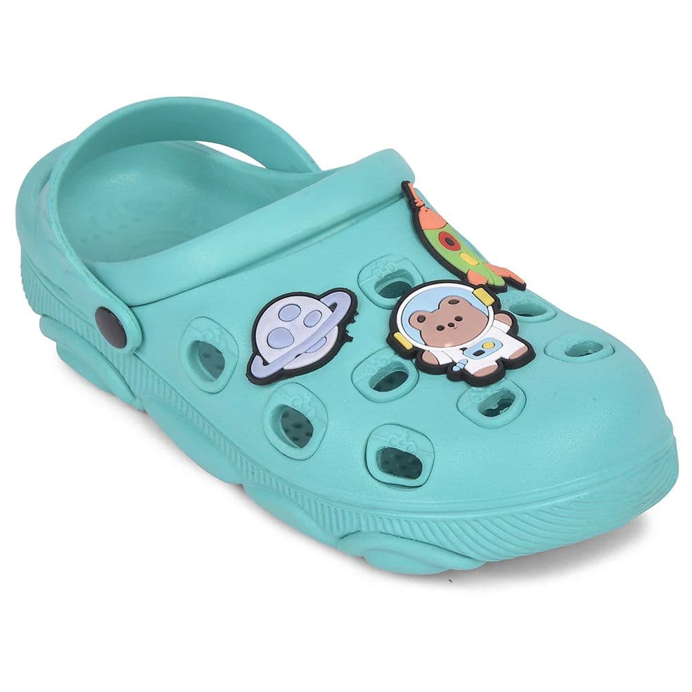 Lucy & Luke Green Slingback Clogs For Kids LPMXT-K834 By Liberty — 7C/24 / Green