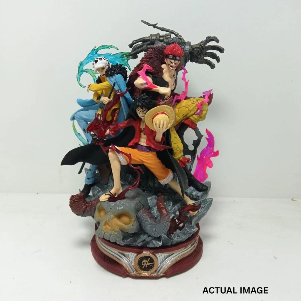 “Three Captains” Collectible Statue (33cm) — Luffy, Law & Kid Wano Country Arc Figure — photo 5