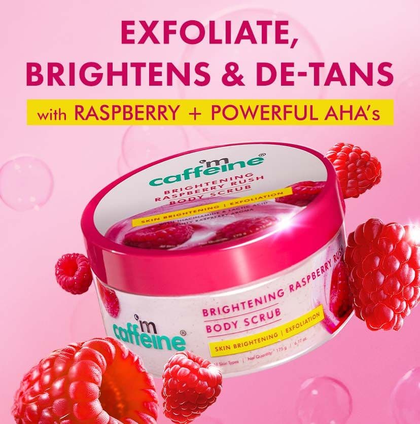 Brightening Raspberry Body Scrub | Vit C Rich - 175g