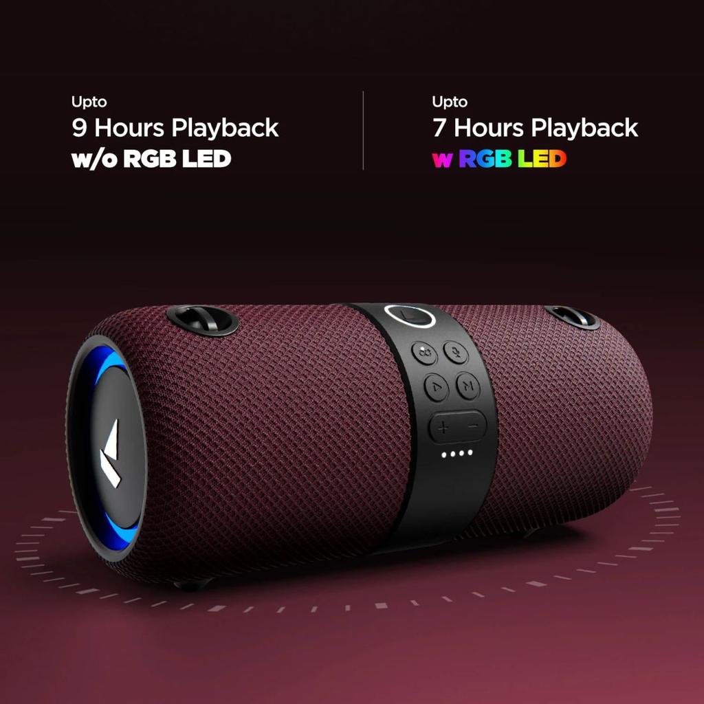 boAt Stone 1200 | 14W Portable Wireless Speaker with RGB LEDs, Up to 9 Hours of Playtime, AUX, USB and FM modes — photo 9