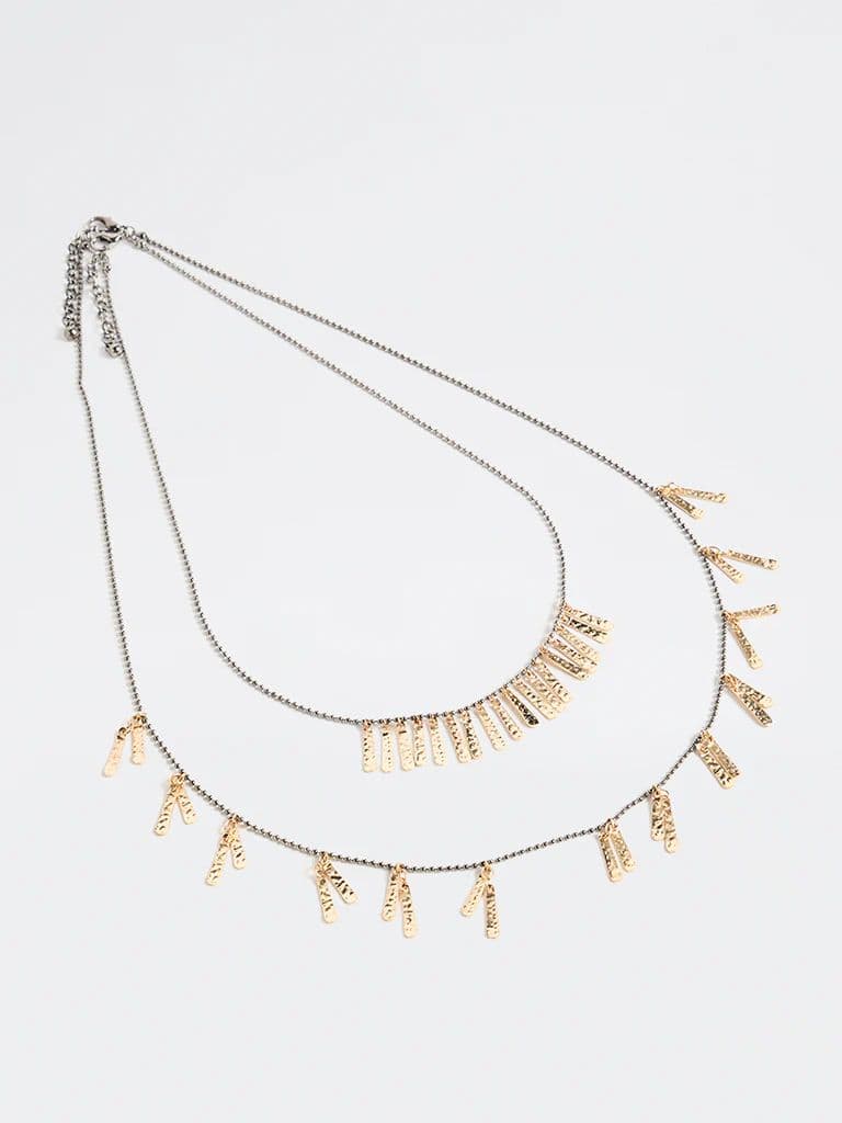 Westside Accessories Gold Metal Necklaces - Pack of 2 — photo 2