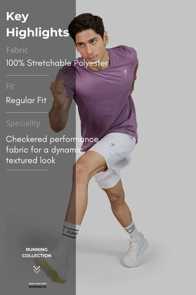 Motion Running T-shirt Plum — photo 5