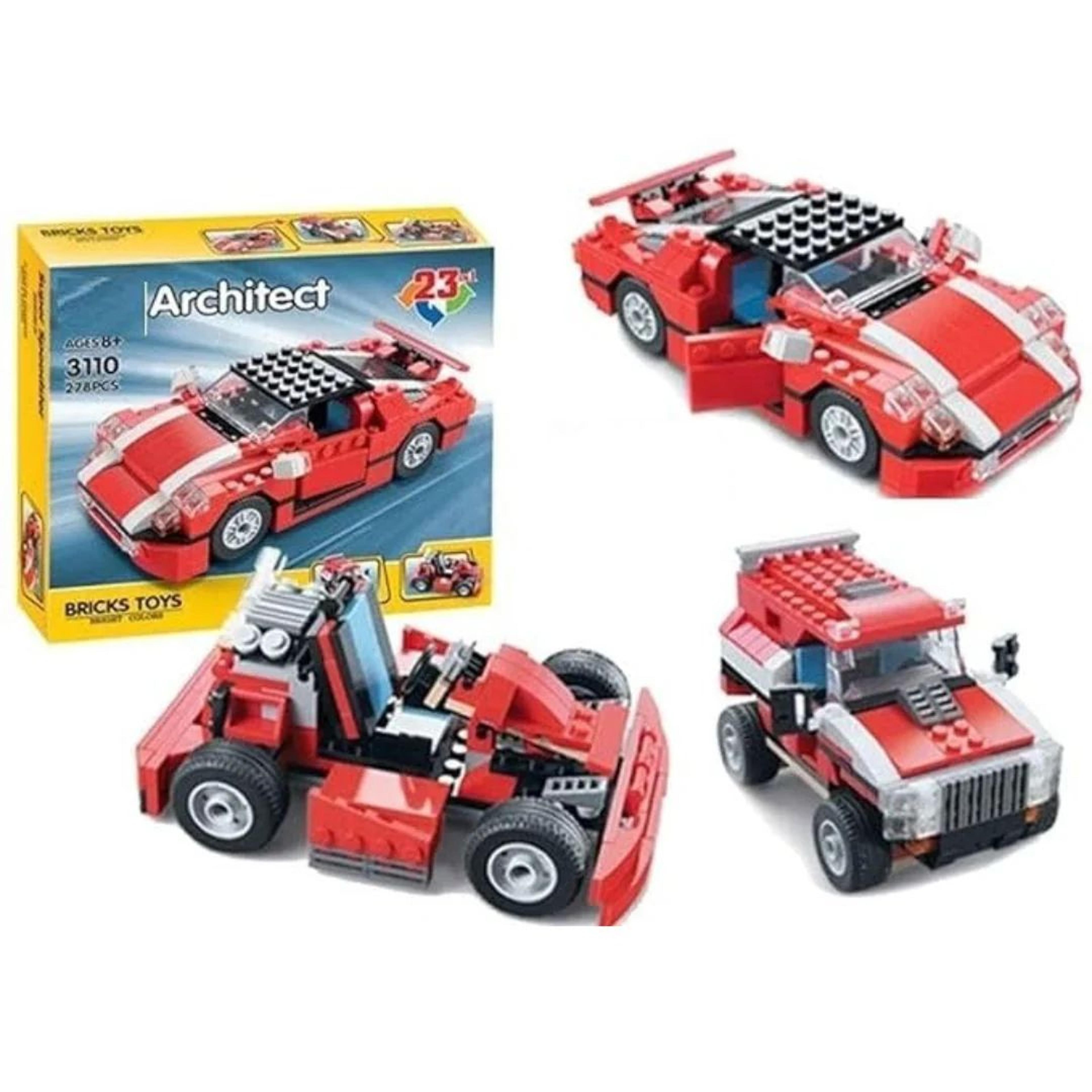 Building Blocks FourWheelers Kit – 278+ Piece DIY Construction Set for Kids