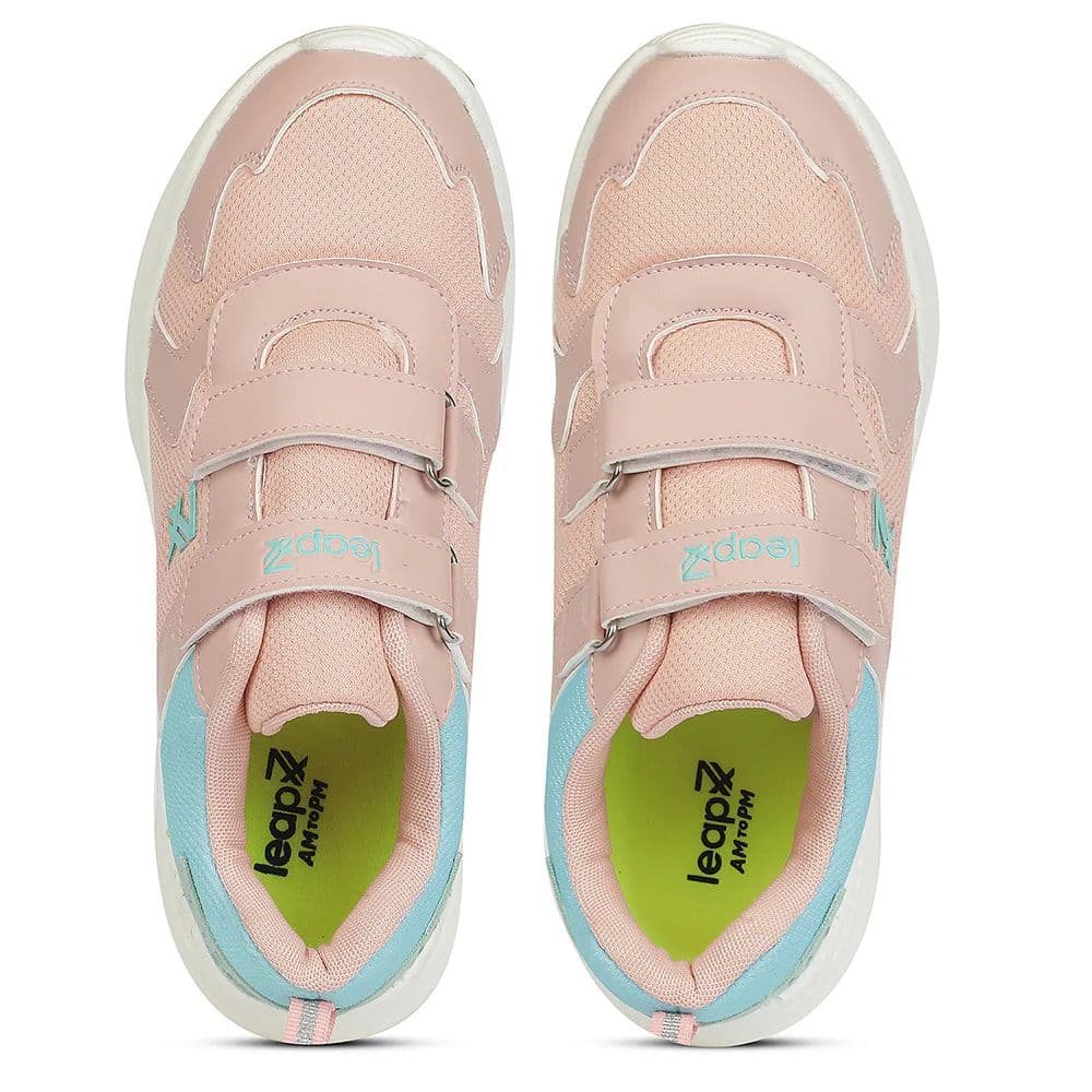 LEAP7X Peach Sports Non Lacing Walking Shoes for Kids PRIMEK-6 by Liberty — photo 8