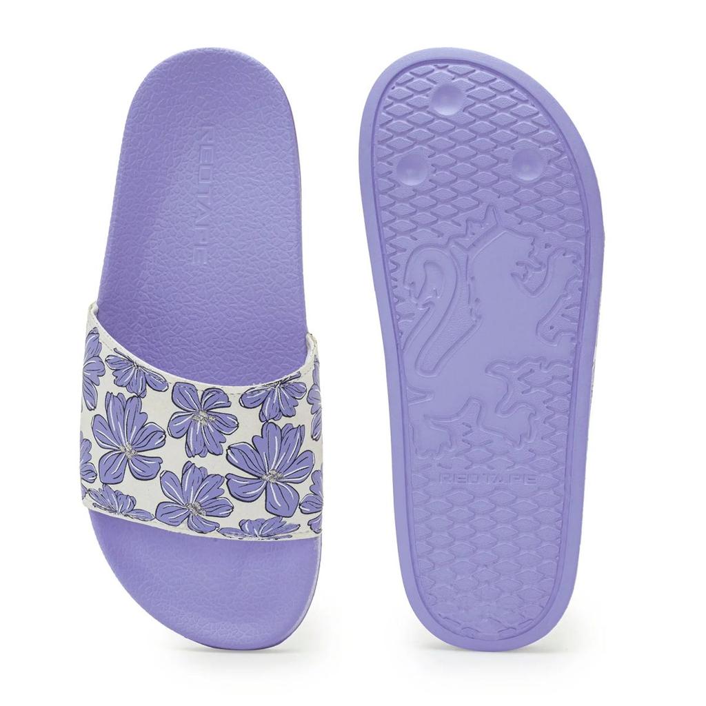 Womens Sliders in Lavender | Casual Pool Sliders — photo 5