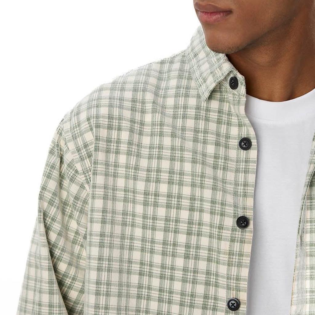Check Corduroy Shirt 008 // regular fit