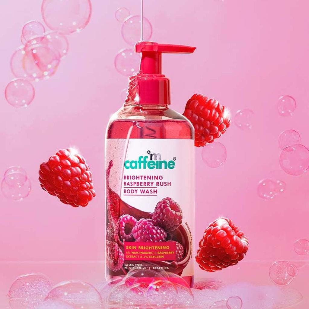 Brightening Body Wash | 5% Niacinamide & Raspberry Extracts (300ml)