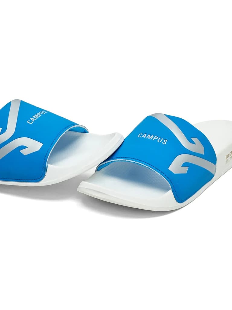 SL-476 Blue Men's Slides — photo 7