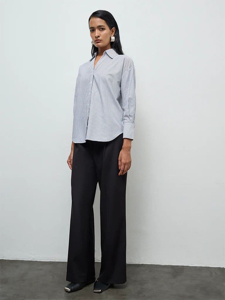 Wardrobe Black Striped Shirt — photo 2