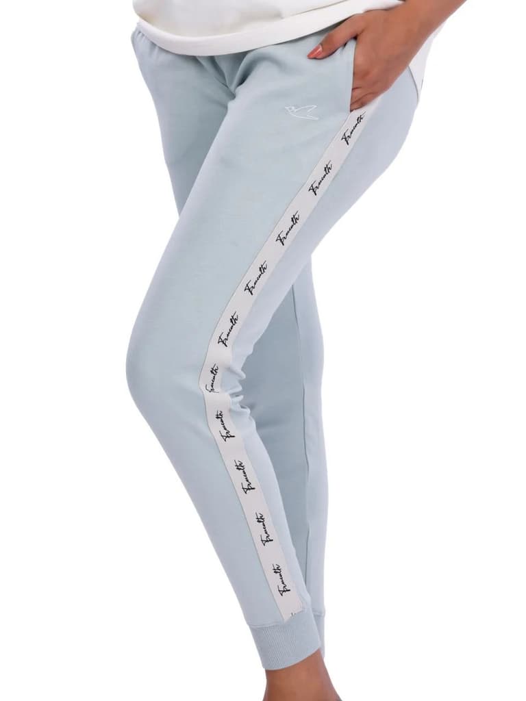 Mirage Blue Side Taped Detail Joggers — photo 4