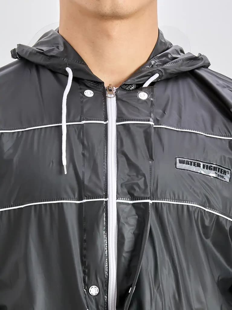 Zeel Unisex Solid Waterproof Raincoat