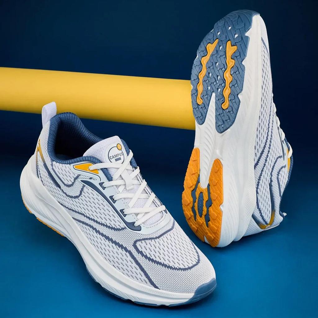 KRIVO White Men's Running Shoes