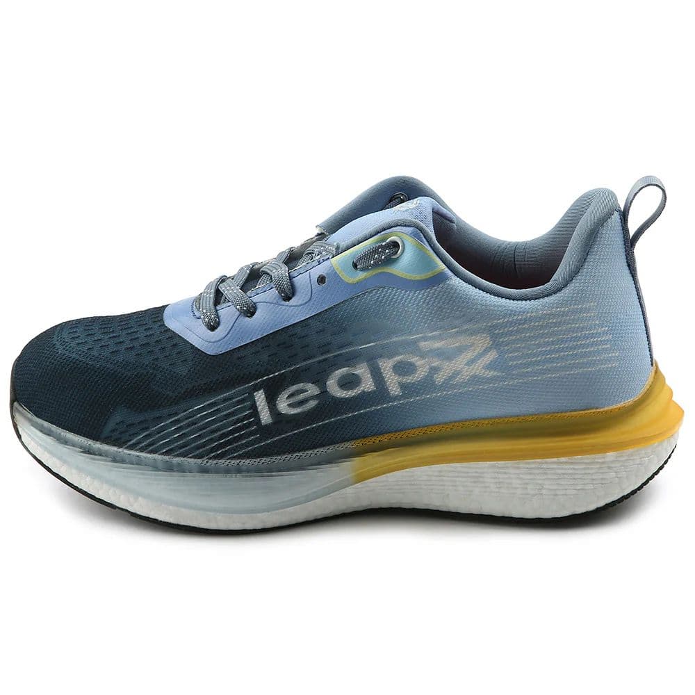 Leap7x Blue Sports Lacing Running Shoes For Men RWM-02 By Liberty — photo 3