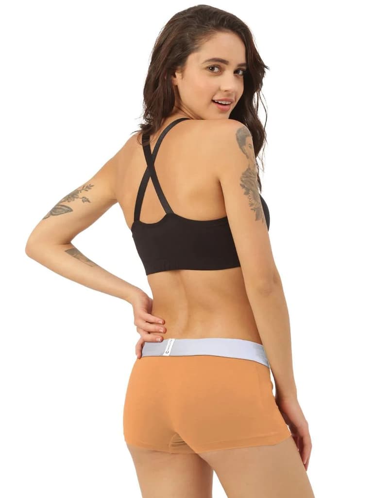 Women's Anti-Bacterial Micro Modal Boyshort with Silverfox Waistband (Pack of 1) — photo 5
