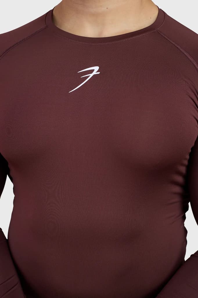 Compression Fullsleeves T-shirt Brown — photo 4