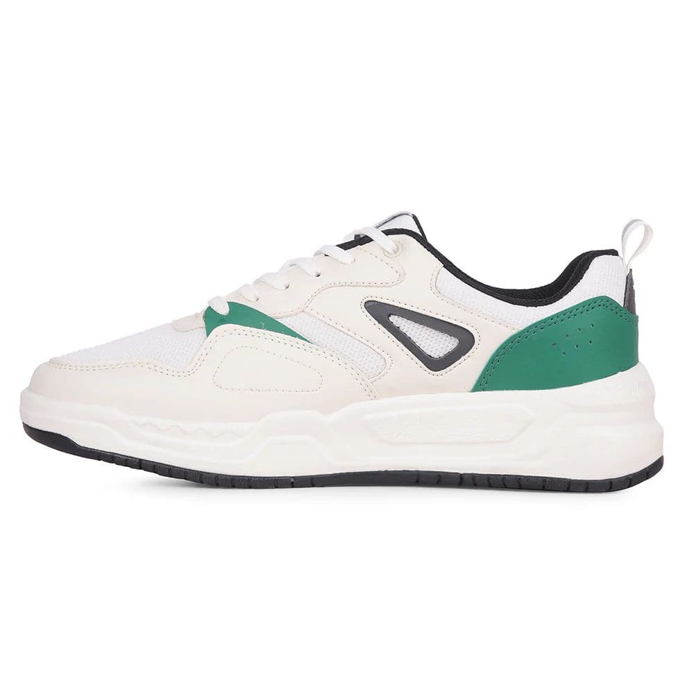 LEAP7X White Casual Lacing Sneakers for Men LORDSTEP-E By Liberty — photo 5