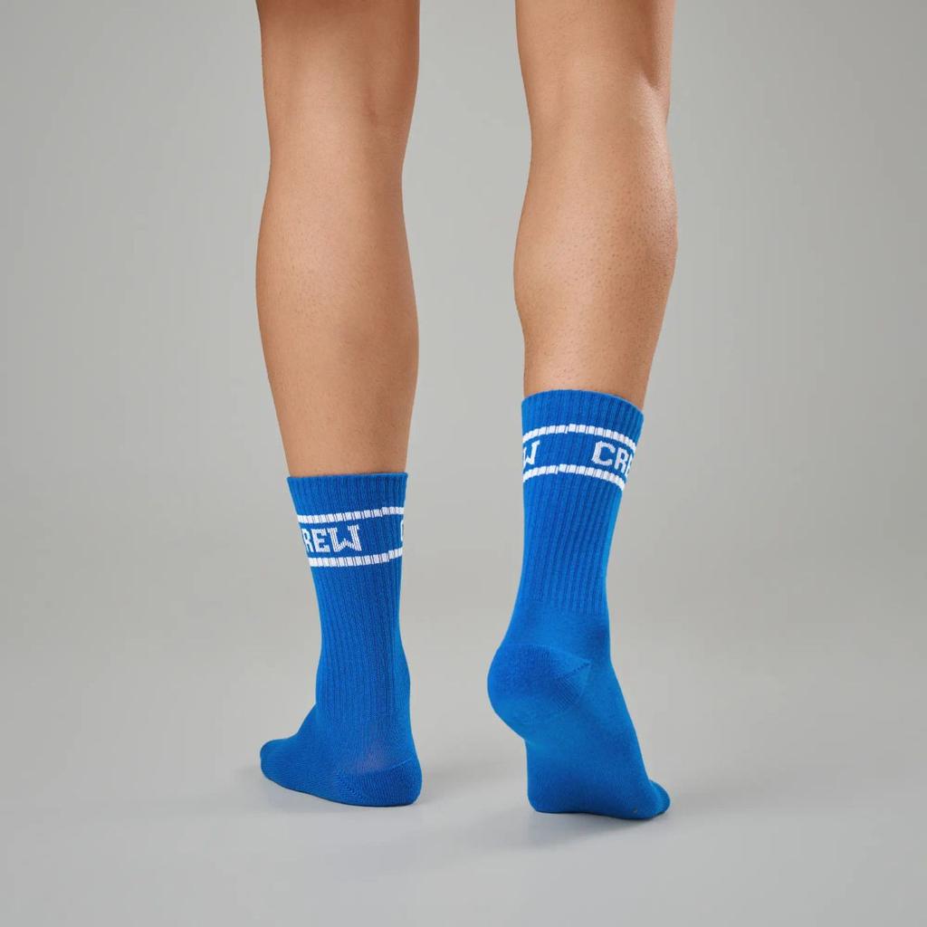 Crew Calf Length Socks - Varsity Blue