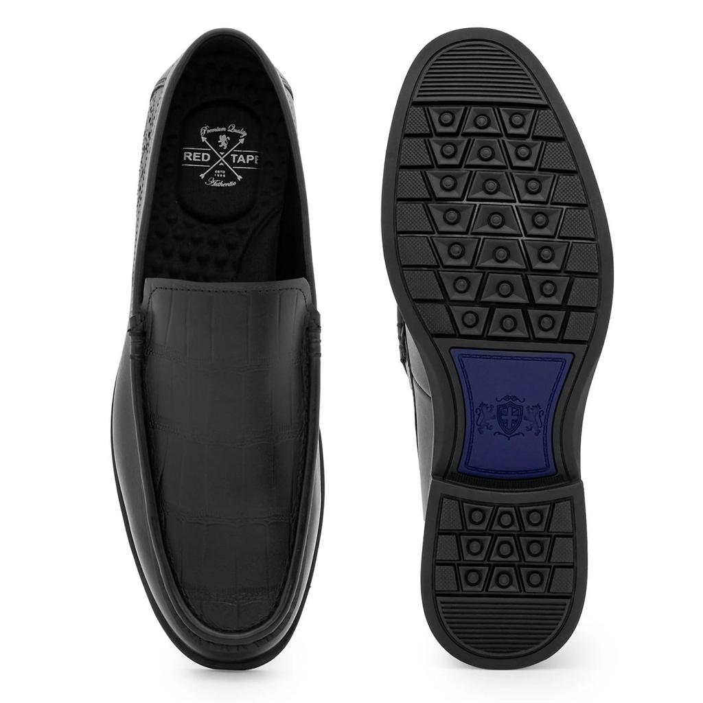 Loafers for Men in Black | Formal Slip-On Shoes — photo 5
