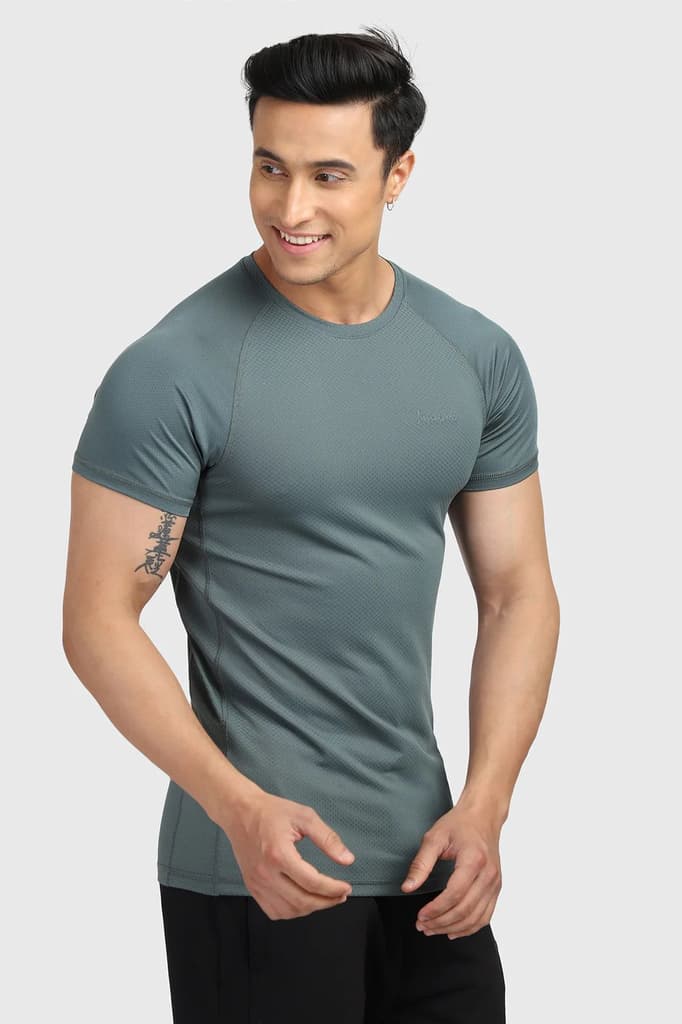 Sculpt T-shirts Forest Green — S